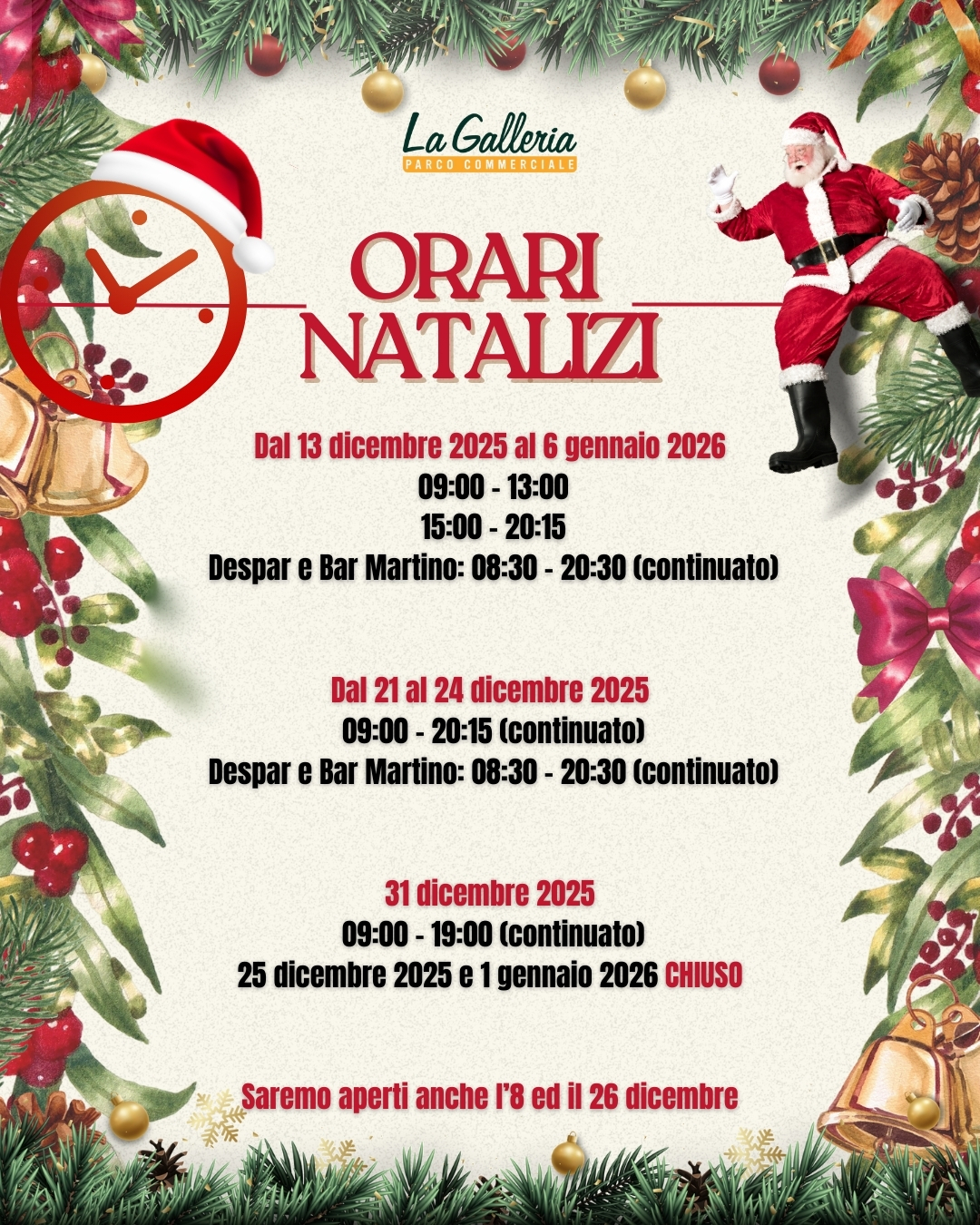 Sesto appuntamento eventi speciali in galleria